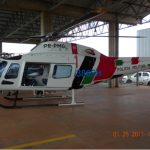 Aeronave da Polícia Militar do Goiás. Foto: Justin Roebuck.