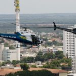 Helicópteros do CIOPAER e GOE de MT. Foto: Marcos Vergueiro/Secom-MT