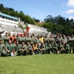 Tripulações do Águias 07 e 10 do GRPAe/SP, da Força Nacional (Nacional 01- AS350), do Grupamento Aéreo do Paraná (Falcão 03 – EC130), do IBAMA (IBAMA01 – Bell 206) e do Grupo Tático Aéreo do Maranhão (Águia 01 – EC145).