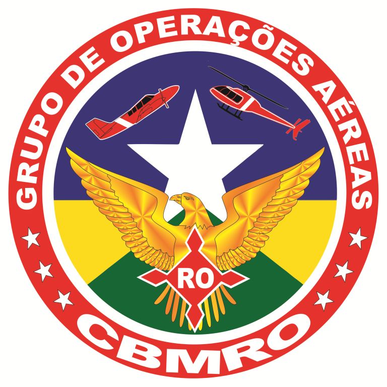 Brasão do Grupo de Operações Aéreas do Corpo de Bombeiros Militar do Estado de Rondônia 