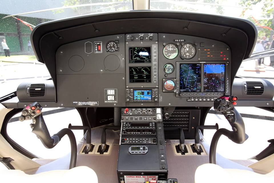 Glass cockpit Garmin G500H - Helibrás