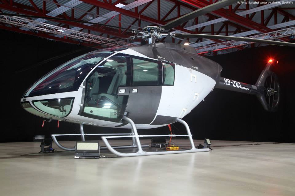 Protótipo do helicóptero suiço Marenco SKYe SH09