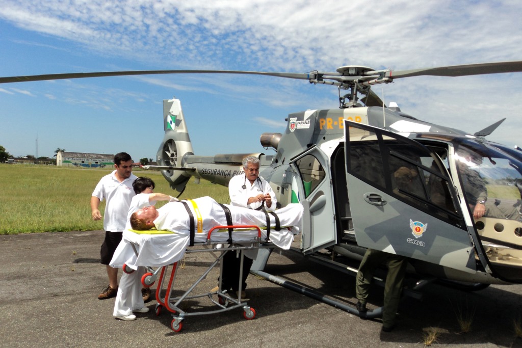 No Paraná, helicópteros do Estado salvaram 1.023 vidas