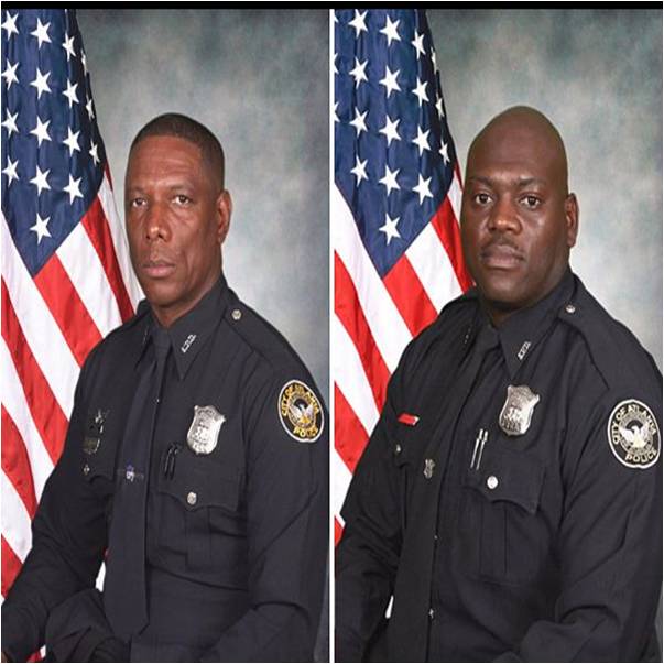Departamento de Polícia de Atlanta - Agentes da polícia de Atlanta Richard J. Halford, 48, de Lithia Springs e Shawn A. Smiley, 40, de Lithonia, morreram quando o helicóptero que pilotavam caiu no dia 3 de novembro de 2012, durante uma busca por um menino desaparecido.