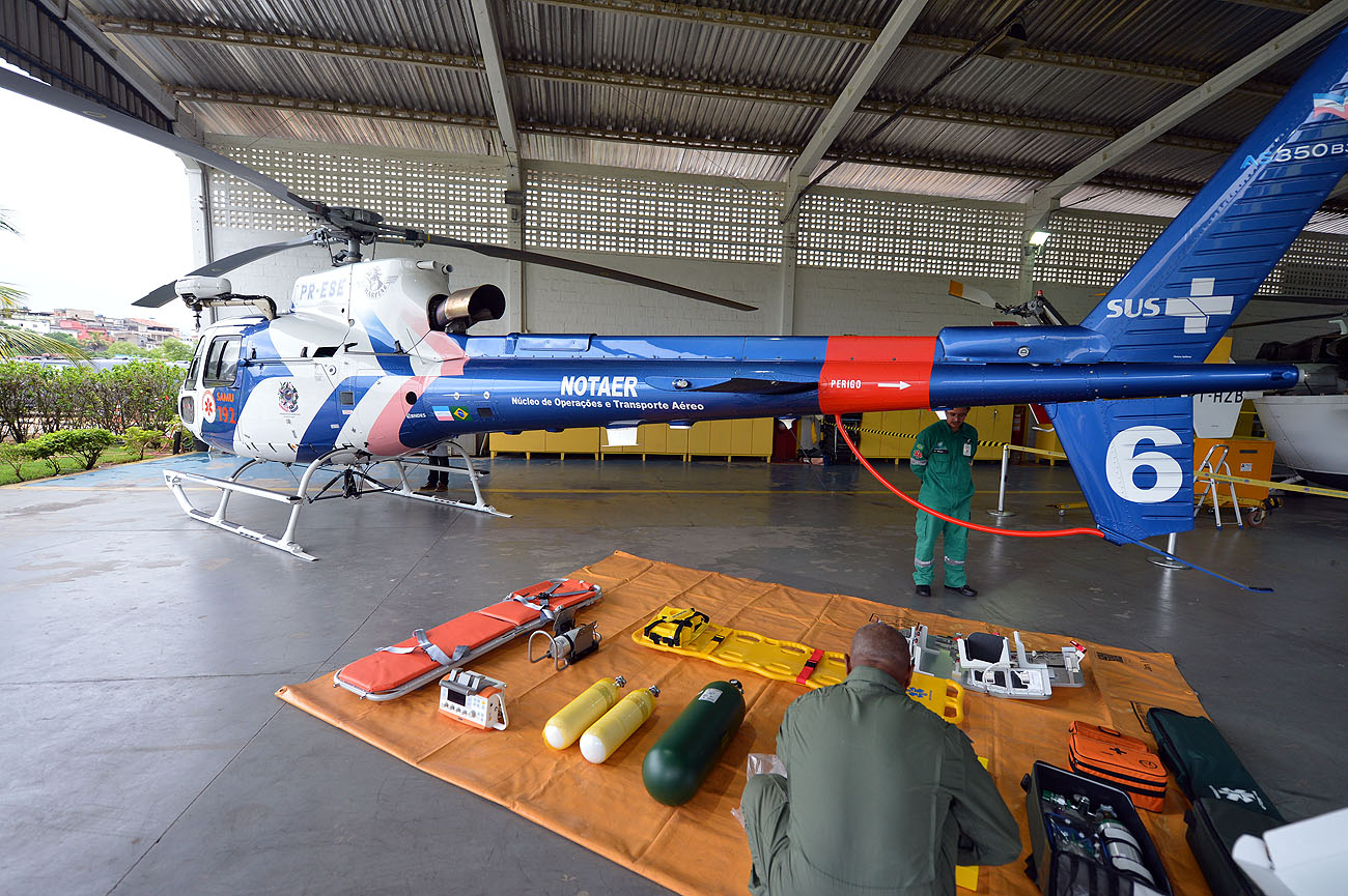 SESA - Helicóptero exclusivo para SAMU 192 - Foto Thiago Guimarães 151214 01