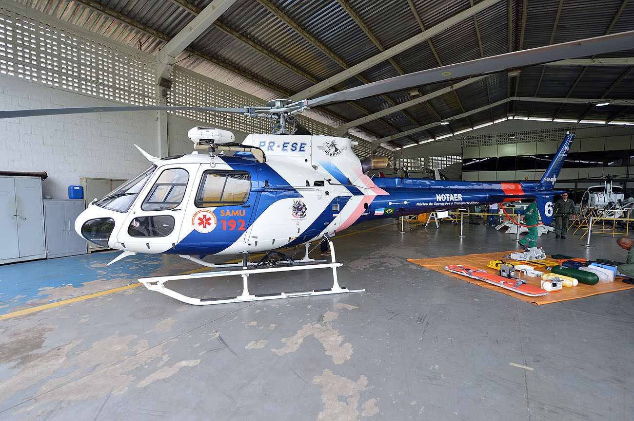 SESA - Helicóptero exclusivo para SAMU 192 - Foto Thiago Guimarães 151214 02