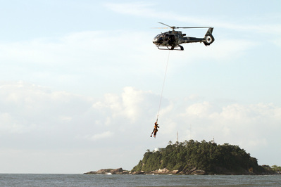 Corpo de Bombeiros e helicópteros salvam 554 pessoas no Litoral