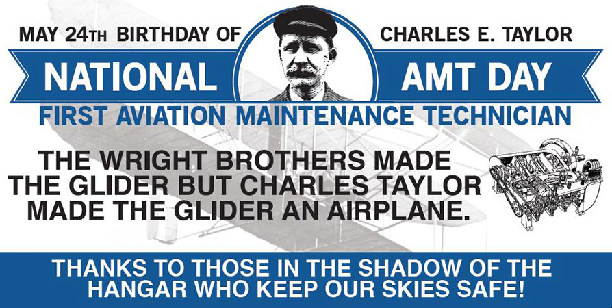Figura 3 - Banner publicitário referente ao Dia do Técnico de Manutenção de Aviação. Fonte: Professional Aviation Maintenance Association (2013) .