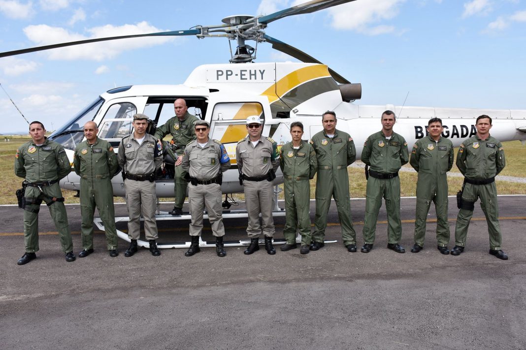 Batalhão Aéreo recebe mais uma aeronave em Caxias do Sul/RS