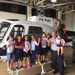 BAvOp encanta crianças e professores durante visita a hangar