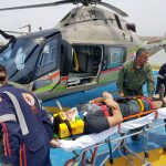 Águia 02 resgata piloto de avião acidentado nas imediações do Aeroclube Santa Catarina