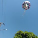 Policiamento Ambiental com apoio do Águia, prende baloeiros e apreende 3 balões