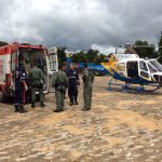 Helicóptero do CIOPAer resgata vítima de acidente na rodovia TO-030