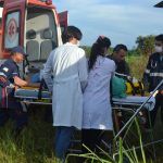 Helicóptero do CIOPAER transporta vítima de acidente de trânsito para Hospital Geral de Palmas