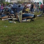 BPMOA e SIATE resgatam vítimas de acidente de helicóptero em Araucária