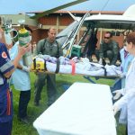 Aeronave da Segurança Pública realiza remoção aeromédica de vítima de acidente