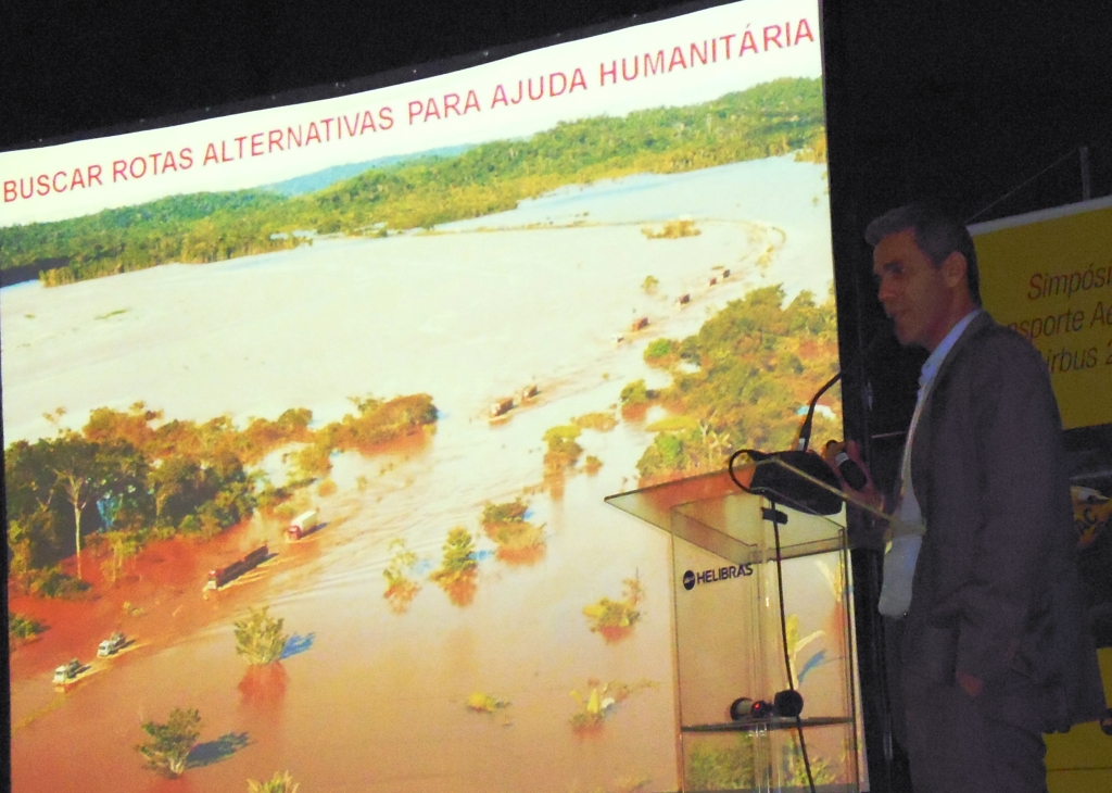 Cel BM Élcio Alves Barbosa, Diretor do Centro Nacional de Gerenciamento de Riscos e Desastres (Cenad). Foto: Eduardo Alexandre Beni.
