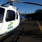 Grave acidente na BR-487 movimentou equipes de resgate inclusive o helicóptero "Saúde 03" do SAMU. Foto: Dr. Mauricio Lemos.