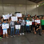 GRAESP recebe visita de adolescentes do Projeto "Amigos da Segurança". Foto: Divulgação.