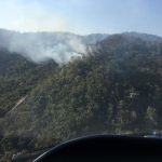 GAM apoia INEA e Corpo de Bombeiros no combate a incêndio no Parque Estadual da Serra da Concórdia
