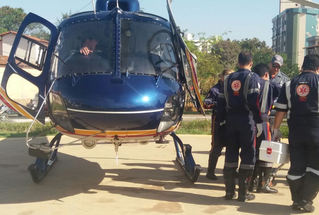 Helicópteros foram fundamentais no socorro das crianças, vítimas de ataque em creche de Janaúba