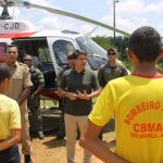 Bombeiros Mirins vivenciam instrução com participação do helicóptero Harpia I em Rio Branco, AC