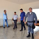 Comandante do Ciopaer visita obras da unidade de Sorriso. Fotos: Ney Pinheiro.