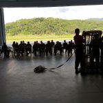 Bombeiros e Samu realizam treinamentos com o helicóptero Arcanjo e em simulador