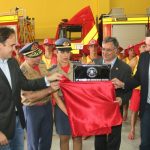 Novo Batalhão do Corpo de Bombeiros de Balneário Camboriú possui heliponto elevado. Foto: BOA/CBMSC.