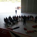 Bombeiros e Samu realizam treinamentos com o helicóptero Arcanjo e em simulador