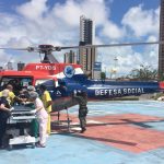 GTA de Pernambuco e SAMU resgatam vítima de capotamento na BR-101
