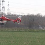 Helicóptero de resgate usado na operação. Foto: dpa German Press Agency GmbH
