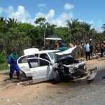 GRAer da PM da Bahia resgata vítima de acidente na rodovia BA-099