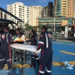 SAER e SAMU realizam transporte aeromédico de paciente de Laguna para Florianópolis