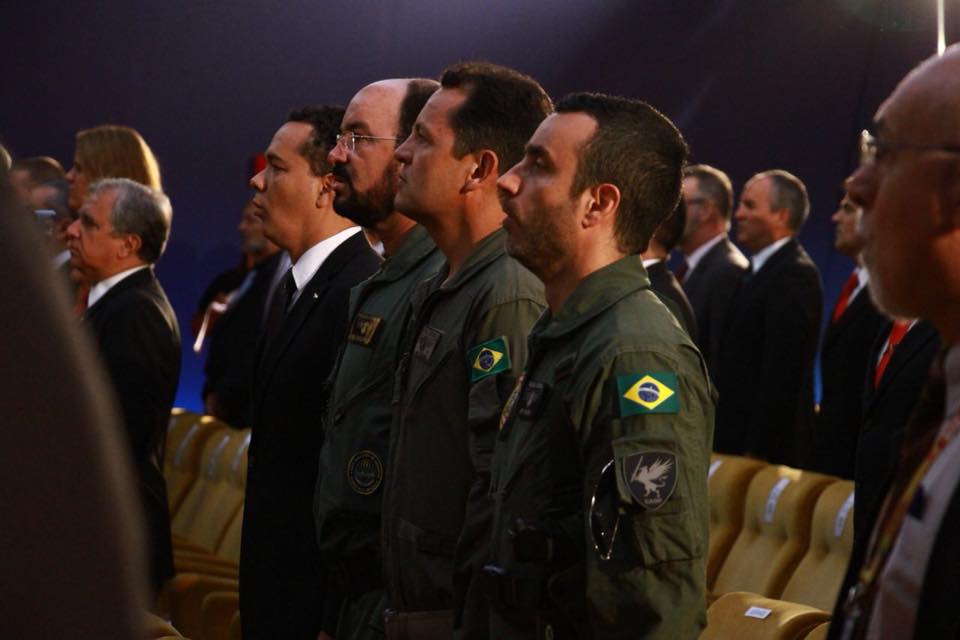 Pioneiros da aviação do DF recebem medalha “Mérito Aviação da Segurança Pública e da Paz Social”. Foto: Renato Santana.
