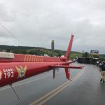 Equipes do SAMU Aeromédico socorrem vítimas de capotamento de ônibus em São Miguel dos Campos, AL