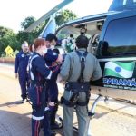Helicóptero do SAMU realiza resgate de vítima grave na PR-317 e transporte de órgão