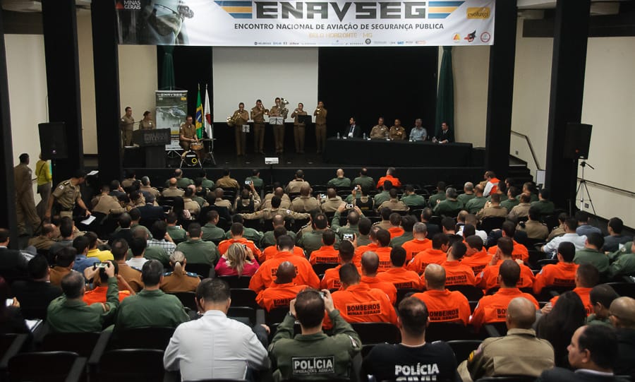 Encontro Nacional de Aviação de Segurança Pública reúne profissionais de todo Brasil. Foto: Roberto Caiafa. 