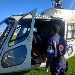 Grupamento Tático Aéreo de Sergipe realiza atendimento aeromédico a pacientes graves no interior do Estado