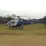 Serviço aeromédico da Base Campos Gerais faz primeiro atendimento em Jaguariaíva. foto: divulgação