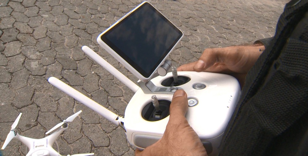 Drones serão operados por policiais civis — Foto: Reprodução/TV Gazeta