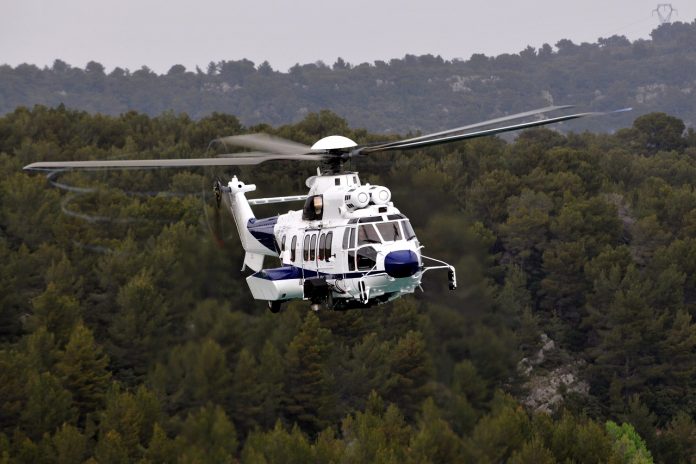 Um helicóptero Airbus H225. (FOTO: Helicópteros Airbus)