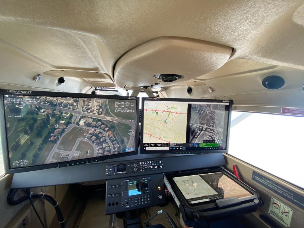 Trakka Systems instala TrakkaCam TC-300 e TrakkaMaps TM-100 em aeronave Cessna 206 para agência policial da Califórnia
