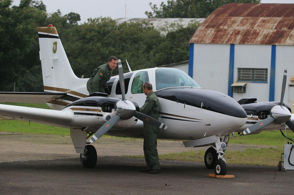 Avião foi apreendido em operação contra o tráfico internacional de drogas em dezembro de 2019 Ronaldo Bernardi / Agencia RBS