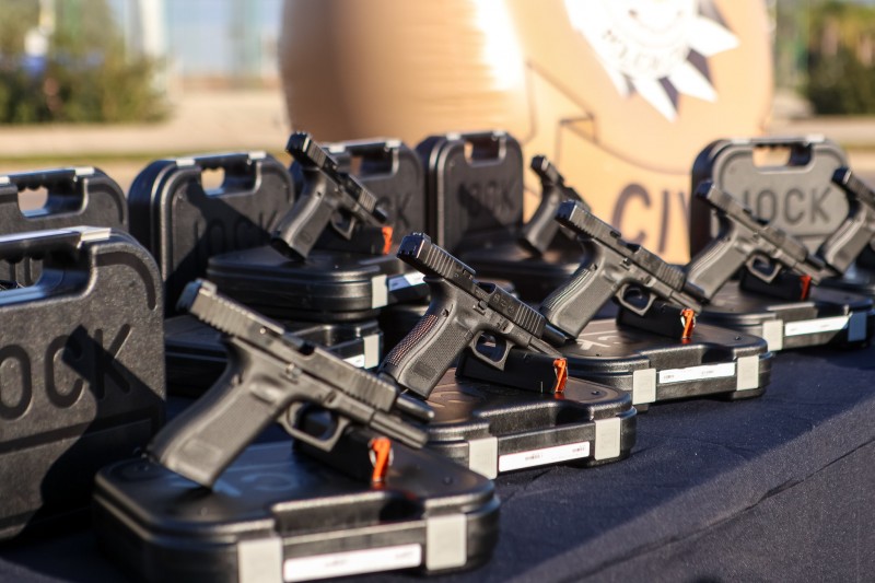 As armas foram adquiridas com recursos do programa Avançar e de emendas parlamentares - Foto: Gustavo Mansur/Secom
