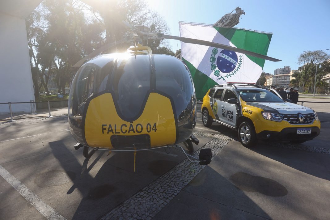 Governador Carlos Massa Ratinho Junior , lançamento Ptojeto Falcão Foto Gilson Abreu/Aen