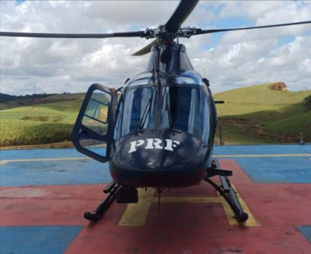 DOA/PRF realiza resgate aeromédico de vítima gravemente ferida na BR ...